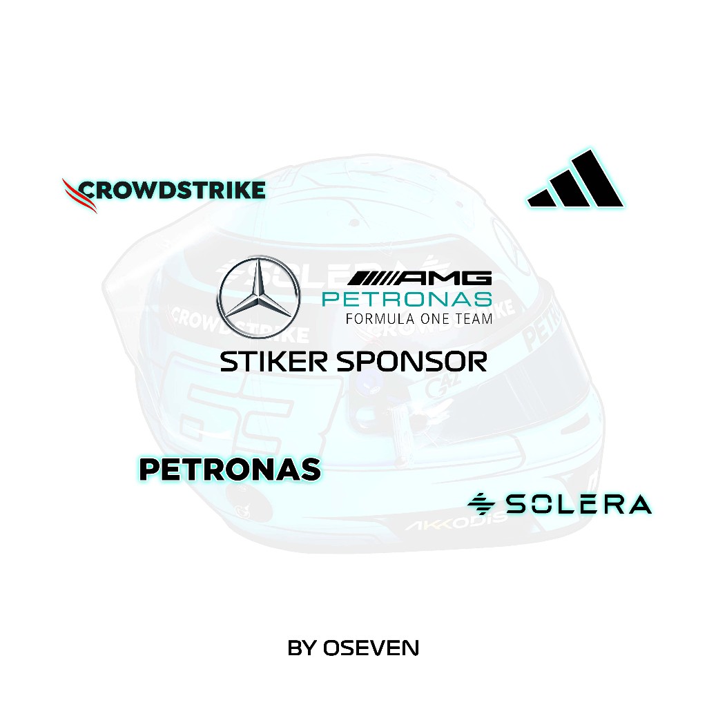 Jual Sticker Helm Mercedes F1 Team | Shopee Indonesia