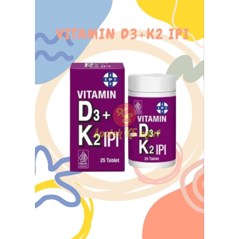 Jual VITAMIN D3 PLUS K2 IPI - MEMBANTU MEMENUHI KEBUTUHAN VITAMIN D3 ...