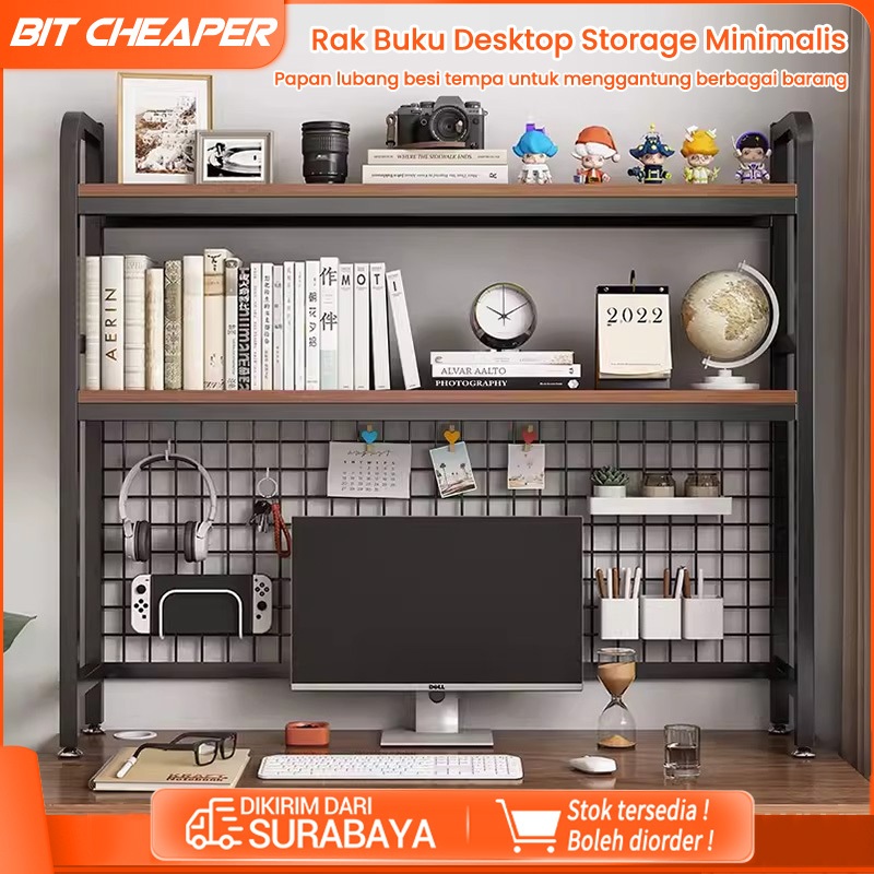 Jual Rak Buku/Rak Meja Stationery Desktop Storage/Rak Organizer/Rak ...