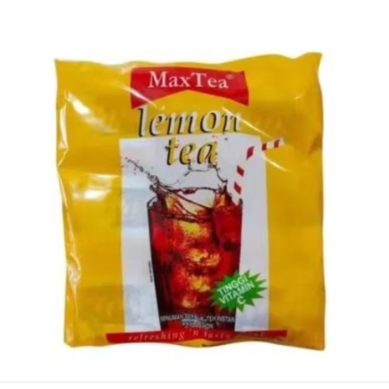 Jual MAX TEA LEMON TEA RENCENG PACK (30X10X25g) | Shopee Indonesia