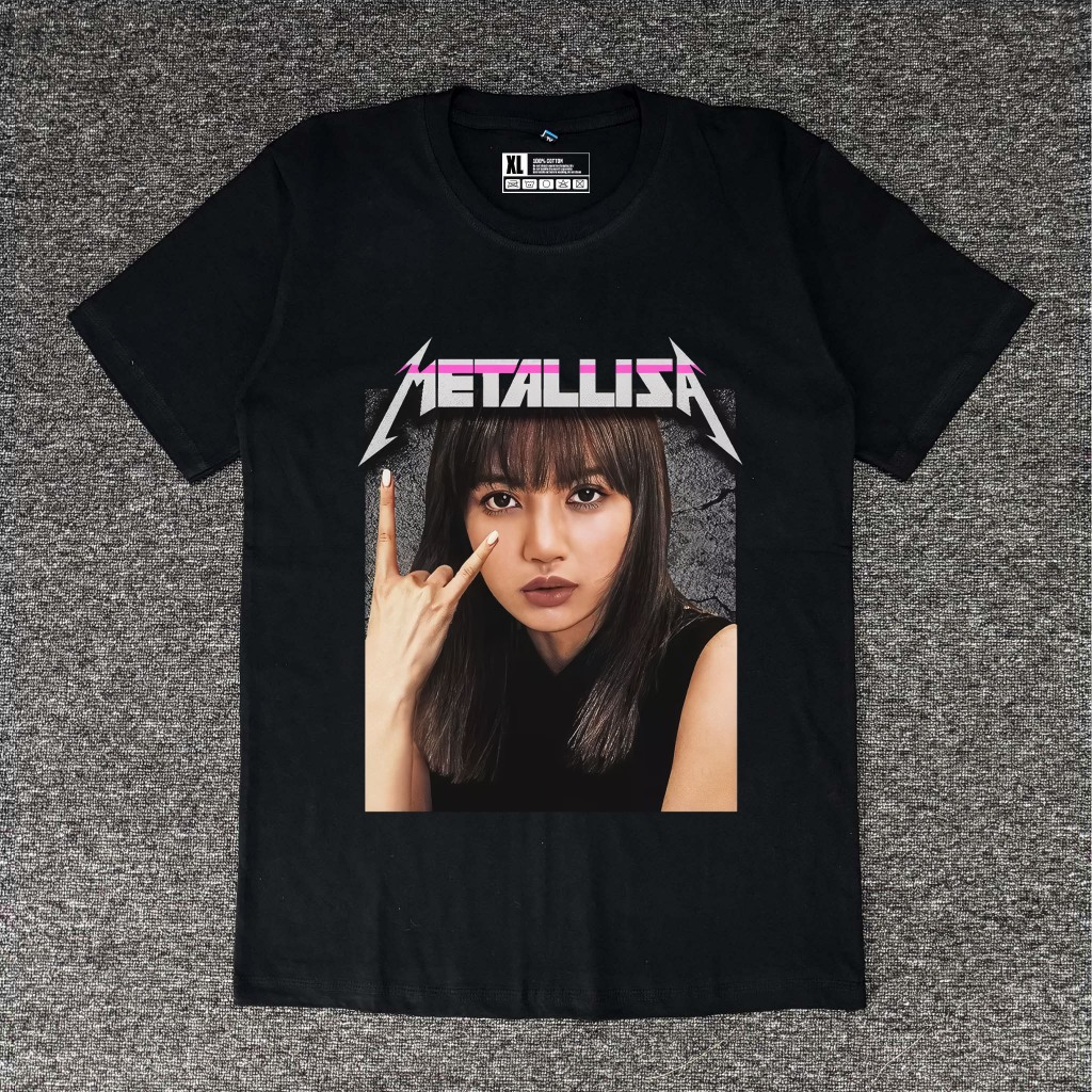 Jual kaos metallisa / kaos band metalica / kaos blackpink / kaos lisa ...