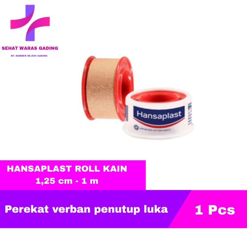 Jual Hansaplast Plester Roll Kain 1,25 cm x 1 m - Membantu Merekatkan ...