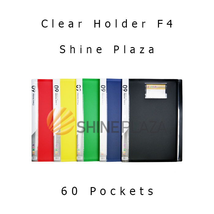 Jual Map Dokumen Isi 60 Sekat Plastik Bening F4 Murah - Clear Holder ...