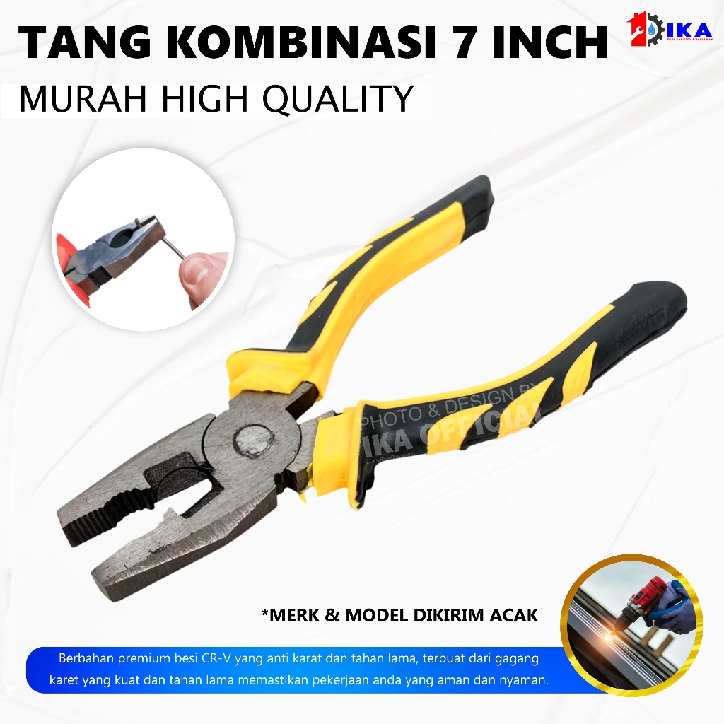 Jual Tang Kombinasi 7 inch / Lineman Combination Piler 7 inch | Shopee ...