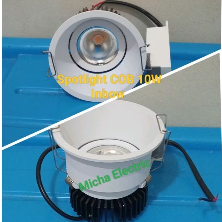 Jual Lampu LED Spotlight COB 10W Inbow/ Downlight Spot Plafon COB 10w ...