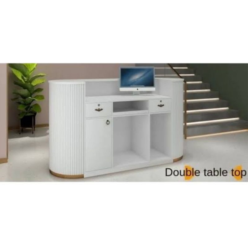 Jual Meja Kasir | Meja Receptionist | Shopee Indonesia