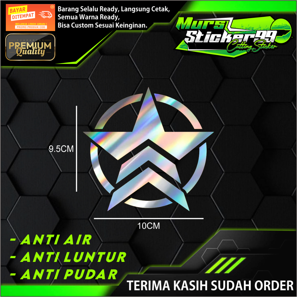Jual Sticker LOGO REDIRECT BINTANG Cocok Untuk Motor , Mobil Dan Lain ...