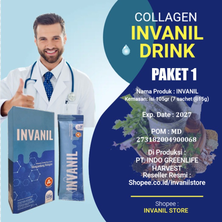 Jual INVANIL Official Store Resmi - Collagen Drink Multikhasiat ...