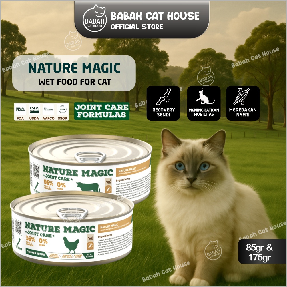 Picture of Jual JOINT CARE NATURE MAGIC GRAIN FREE cat wet food digestive makanan ...