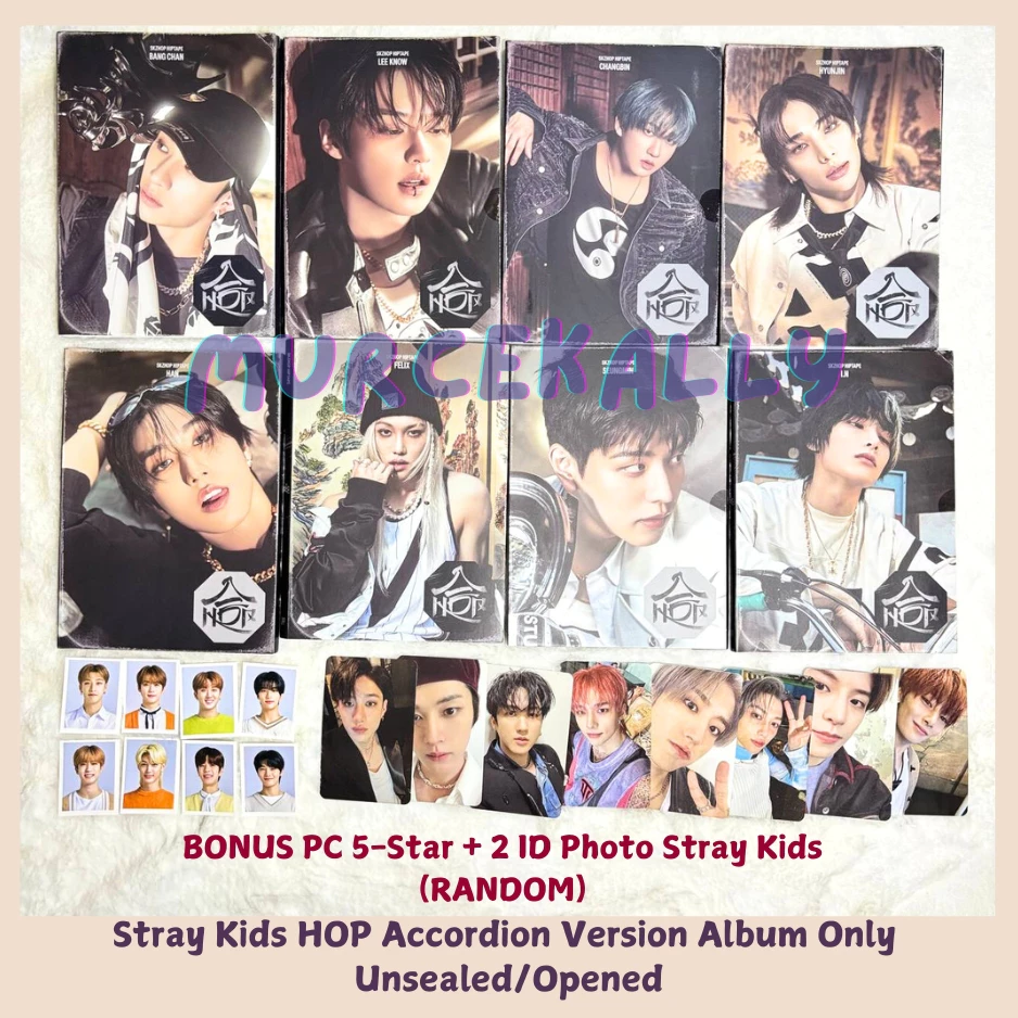 Stray Kids HOP Album Unsealed dan Terbuka - Hanya Album Accordion