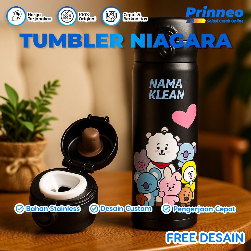 Jual TUMBLER CUSTOM - TUMBLER TAHAN PANAS DINGIN 24 JAM - BOTOL MINUM ...