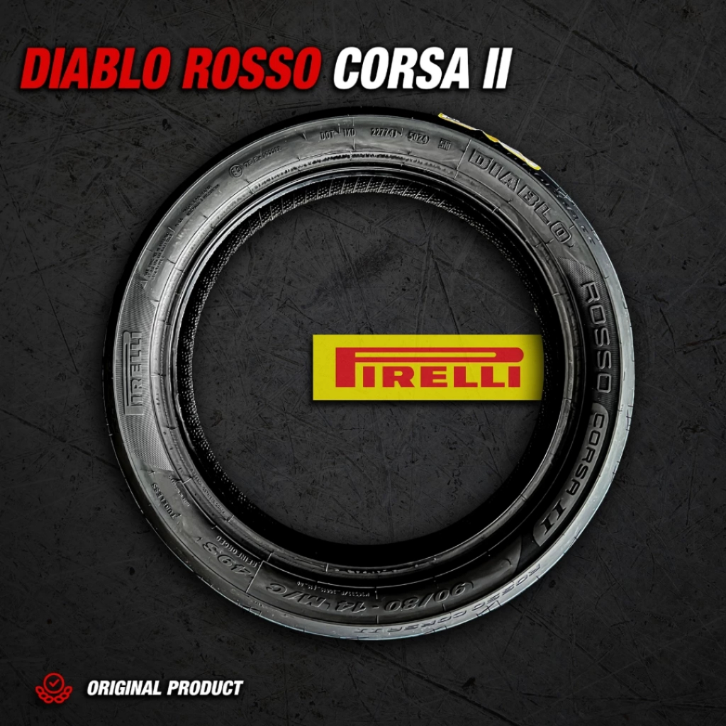 Jual [SEPASANG MURAH] BAN PIRELLI DIABLO ROSSO CORSA 2 ( 90/80-17 & 110 ...