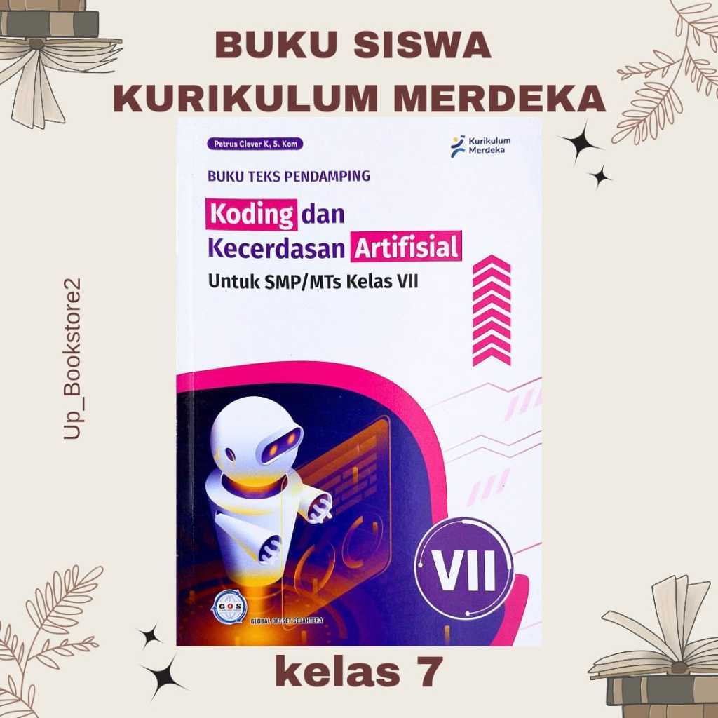 Jual BUKU PENDAMPING KODING DAN KECERDASAN ARTIFISIAL KELAS 7 KURIKULUM ...