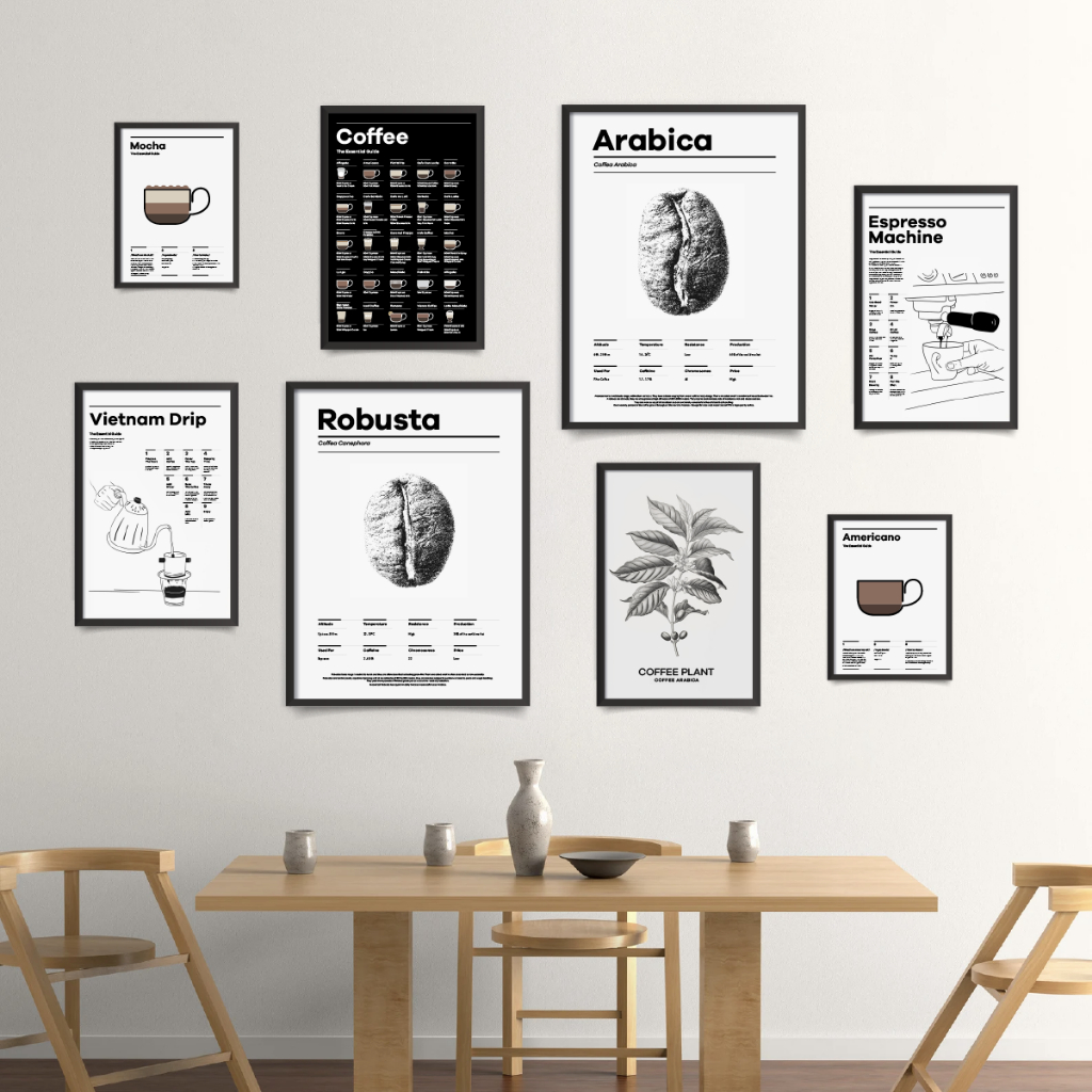 Hiasan Dinding Aesthetic Cafe Coffee Shop Kopi Minimalis Walldecor Pajangan Dekorasi Vintage