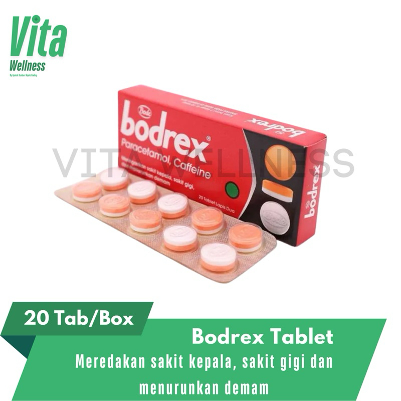 Jual Bodrex 20 Tablet/Box - Meredakan Sakit Kepala dan Demam | Shopee ...