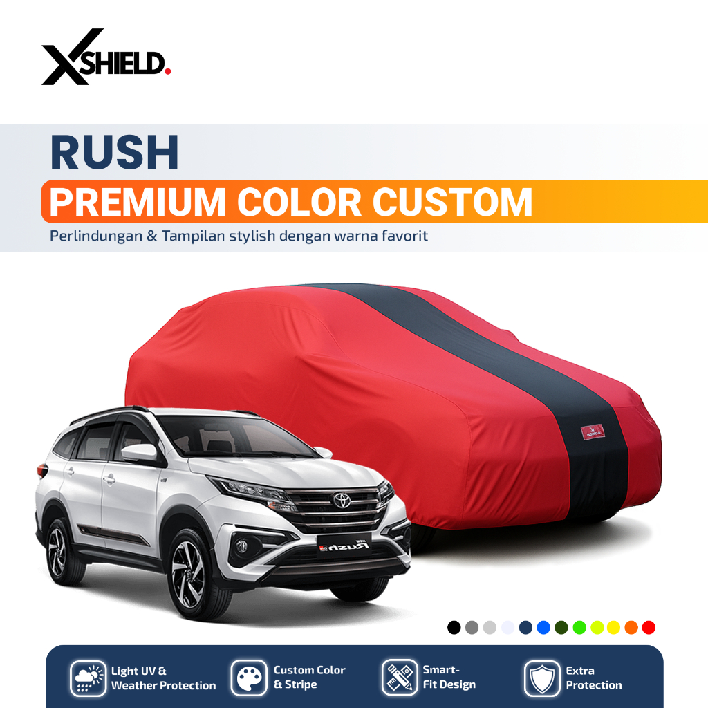 Jual XSHIELD Body Cover All New RUSH Premium Waterproof Semi Outdoor ...