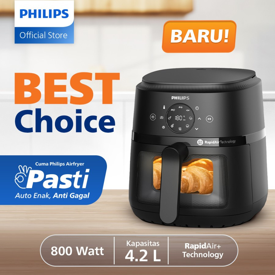 Jual Philips NA220/00 NA220/10 2000 Series Air Fryer Low Watt 4.2L 800W ...