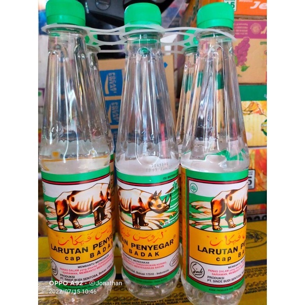 Jual 1 Pak Larutan Penyegar Cap Badak isi 4 Botol x 500 ML | Shopee ...