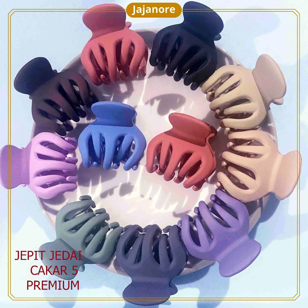 Jual JR - 5CM - JEPIT RAMBUT JEDAI DOFF ALA KOREA CAKAR / JEPITAN ...