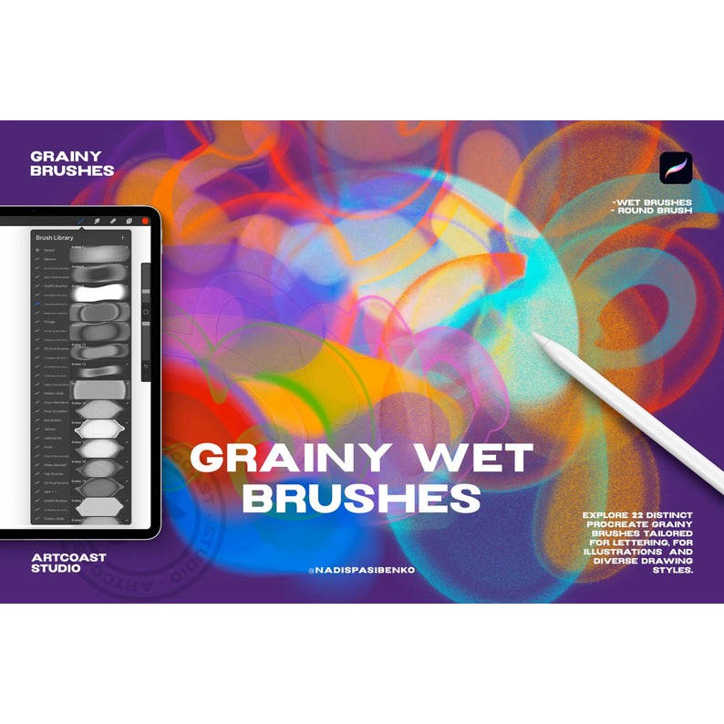 Jual Procreate Brush - Grainy Wet Brushes | Shopee Indonesia