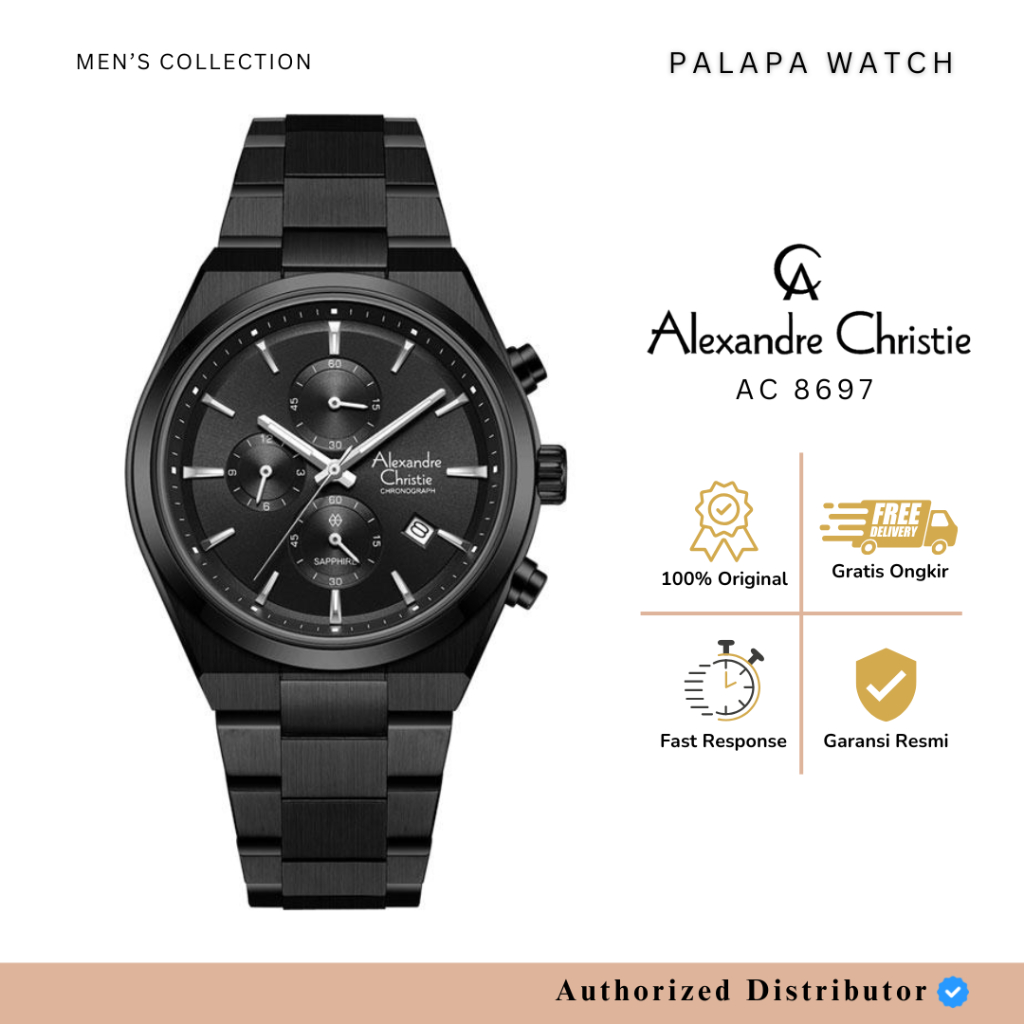 Promo Jam Tangan Pria Alexandre Christie Ac 8697 Md Bssbu Men