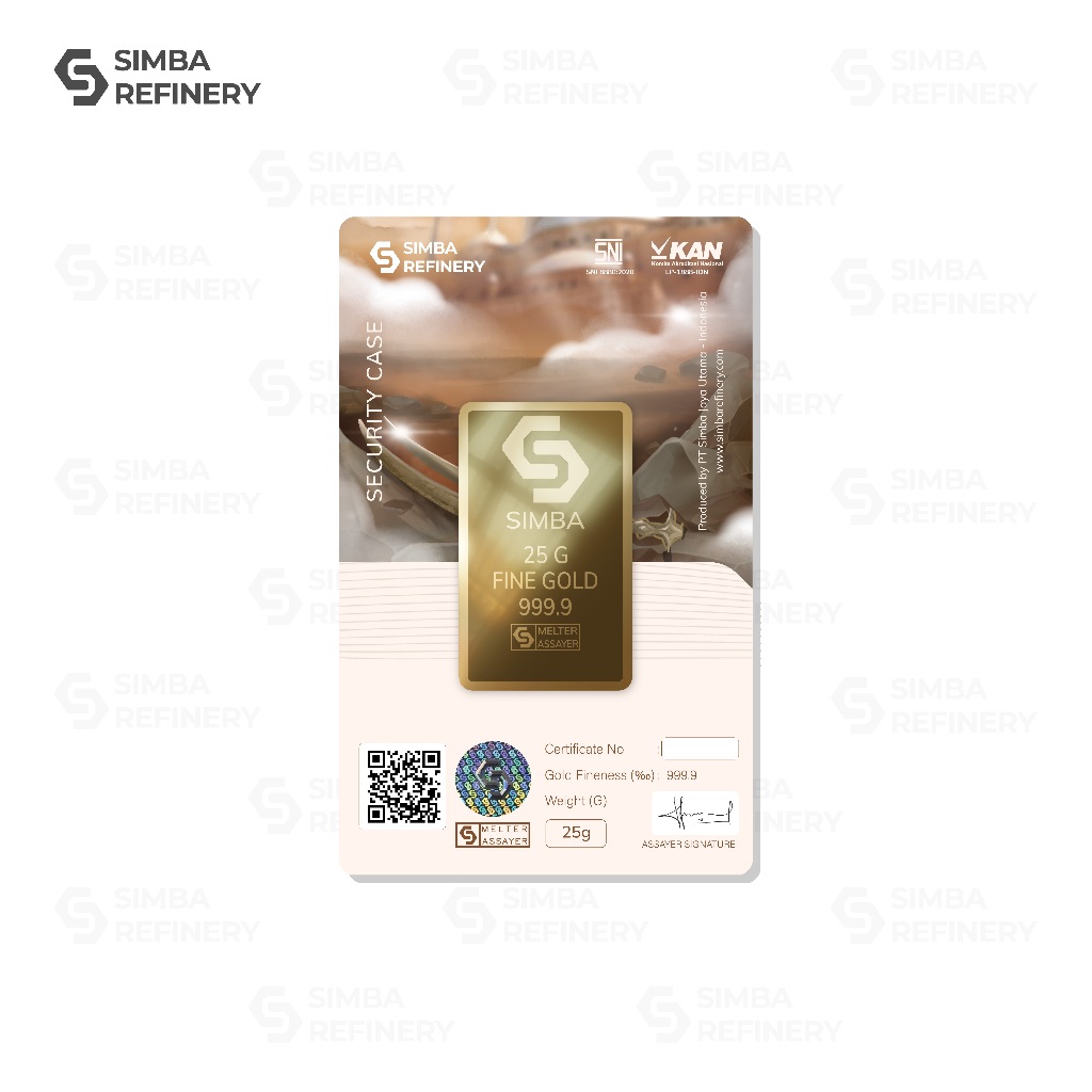Jual Simba Refinery Logam Mulia 25 Gram Series Salahudin Al-Ayubi ...