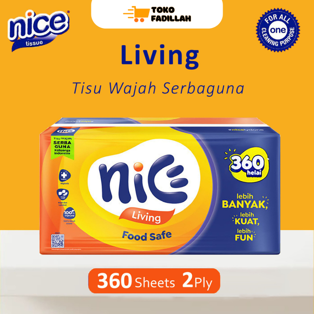 Jual Nice Living Facial Tissue 360 Helai 2-Ply | Shopee Indonesia