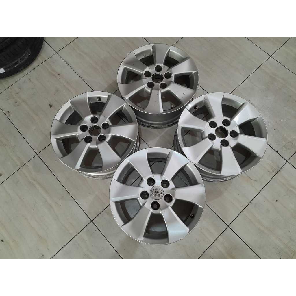 Jual velg seken murah copotan std alphard r16 pcd 5x114 velg only ...