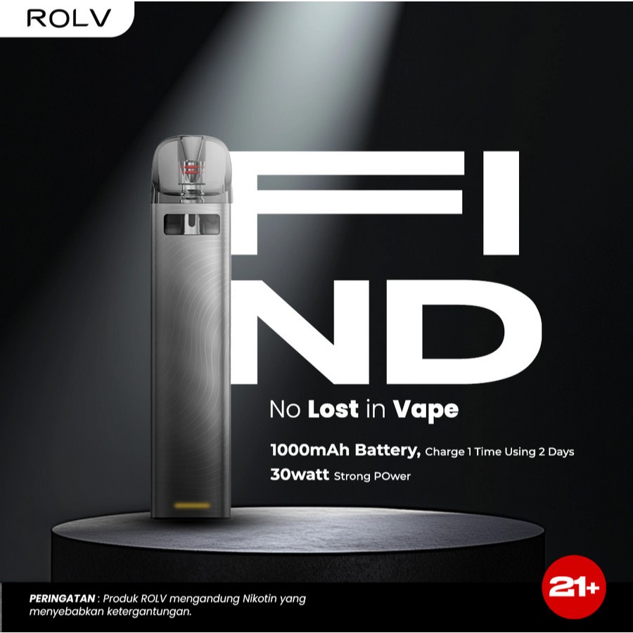 Jual Find Rolv POD 1000mAh 30watt Authentic | Shopee Indonesia