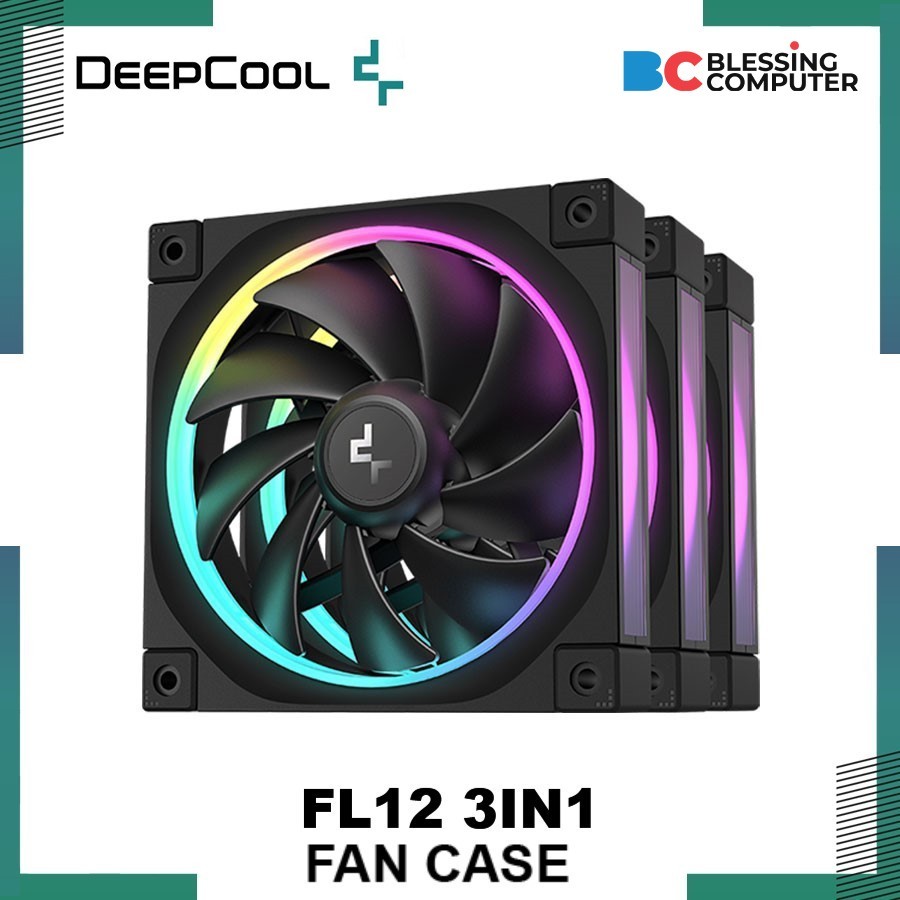 Jual Fan Casing DEEPCOOL FL12 3IN1 Unique Addressable RGB R-FL12-BKAPN3 ...