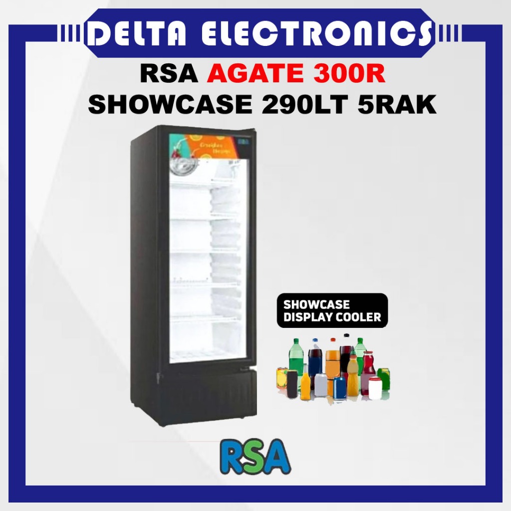 Jual RSA Showcase Cooler 5 Rak AGATE 300R | Shopee Indonesia