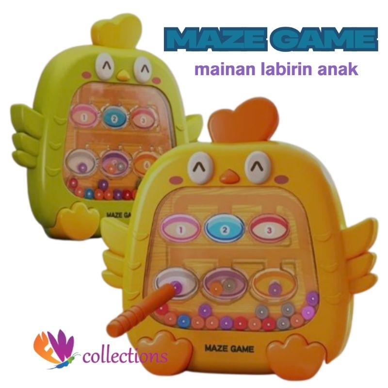 Jual (Bisa COD) Mainan Magnetik Sortir Warna Labirin Magnet Pengenalan ...