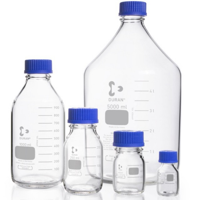 Jual Laboratory Bottle Botol Lab Laboratorium 100 ml Duran | Shopee ...