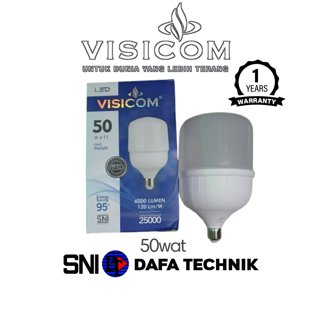 Jual LAMPU LED VISICOM 30/40/50 WATT. lampu led visicom Kapsul GARANSI ...