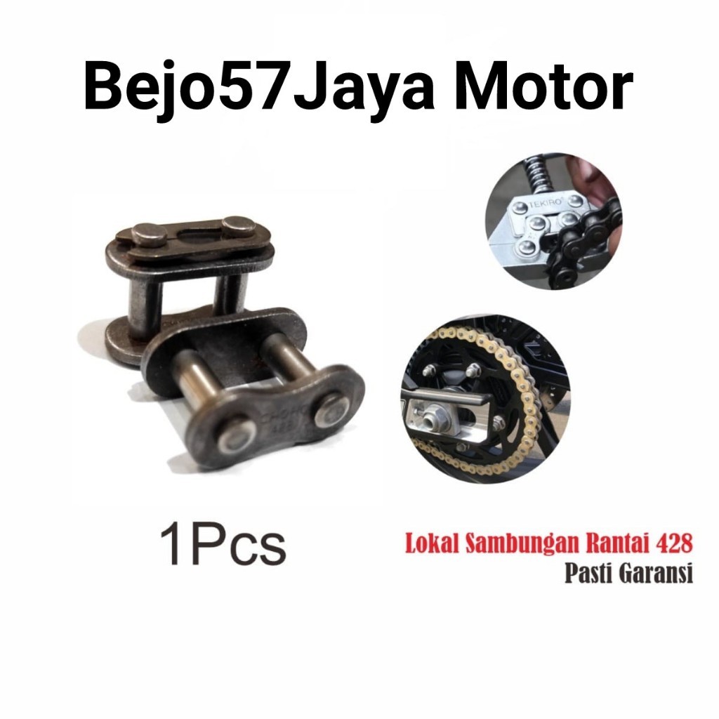 Jual Sambungan Rantai 428 / Sambungan Rantai Motor / Rantai Motor ...