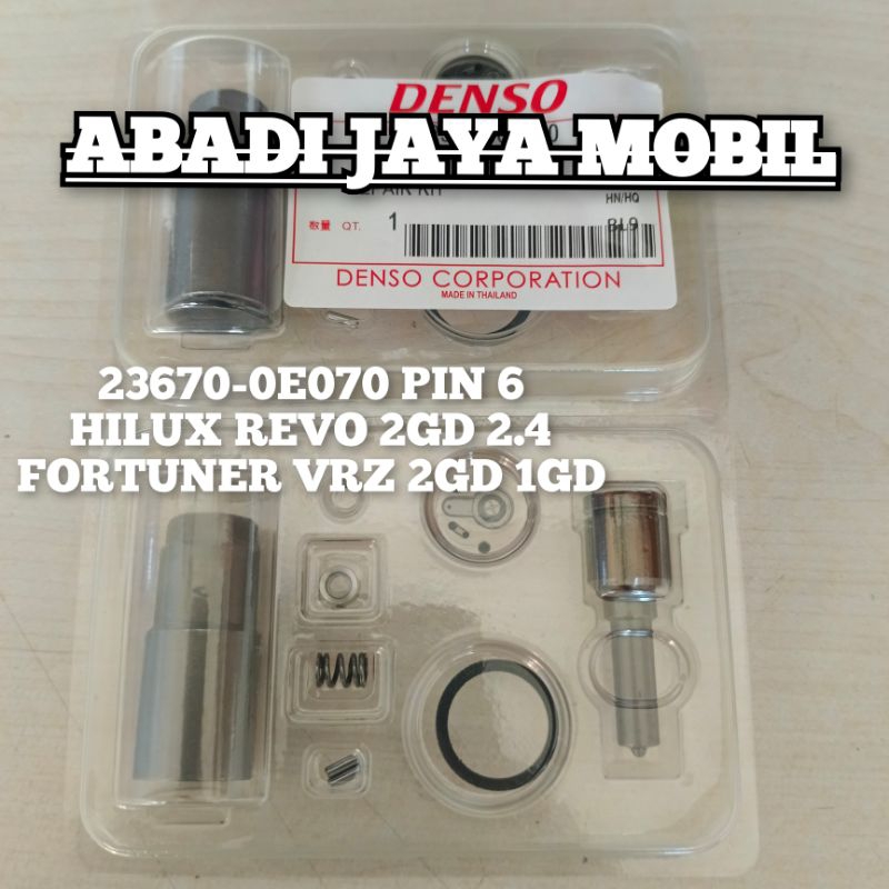 Jual REPAIR KIT IJEKTOR INJECTOR HILUX REVO 2.4 2GD PIN 6 HILUX REVO ...