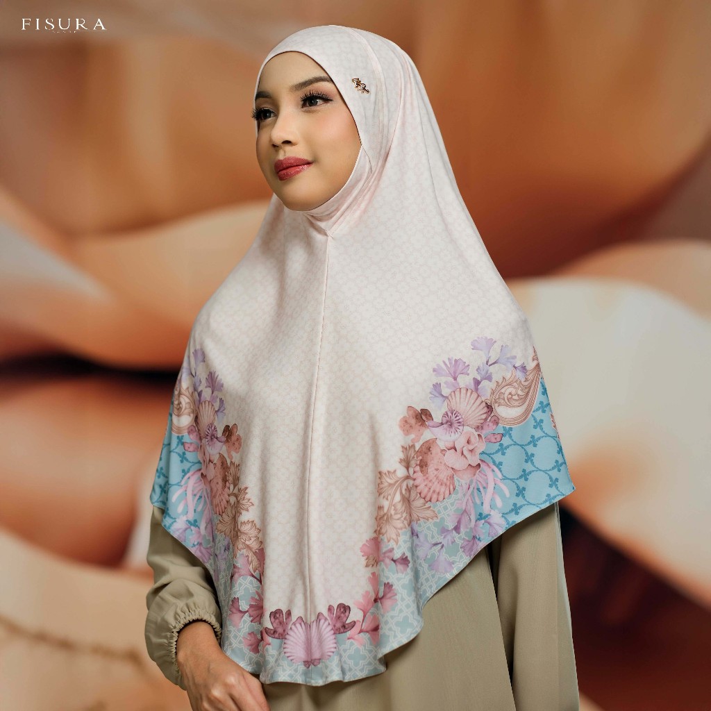 Fisura Scarf Khimar Jersey Jannah Instan L Vol.2 ( Hijab Bergo Bahan Ity Korean Jersey)