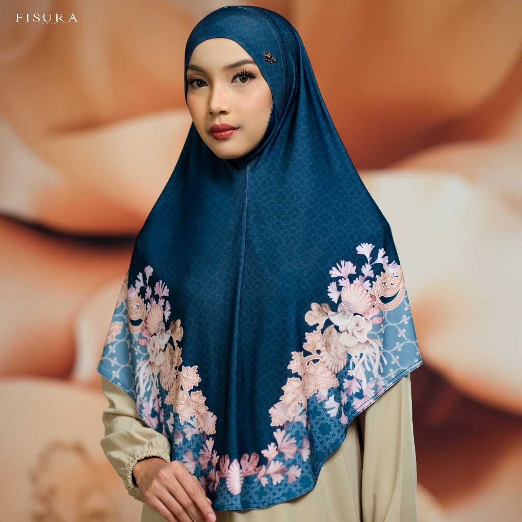 Fisura Scarf Khimar Jersey Jannah Instan L Vol.2 ( Hijab Bergo Bahan Ity Korean Jersey)