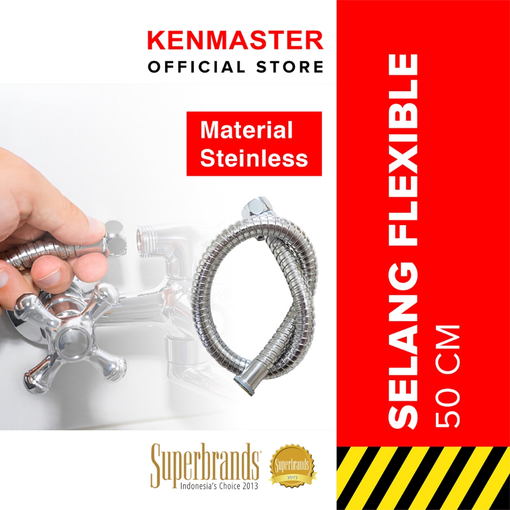 Kenmaster Selang Flexible Brass Core 50CM - SLNG149
