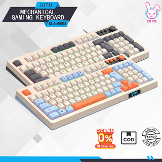 Jual JUTU 12H SHIP Keyboard Komputer Gaming Mechanical Feeling Keyboard ...