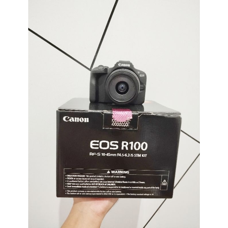 Jual MIRRORLESS CANON R100 FULLSET GARANSI PANJANG | Shopee Indonesia