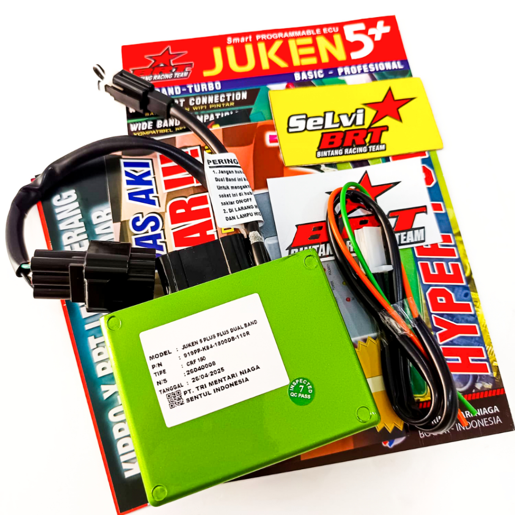 Jual ECU JUKEN 5++ PLUS BRT CRF 150 DUALBAND RACING TURBO REMOTE