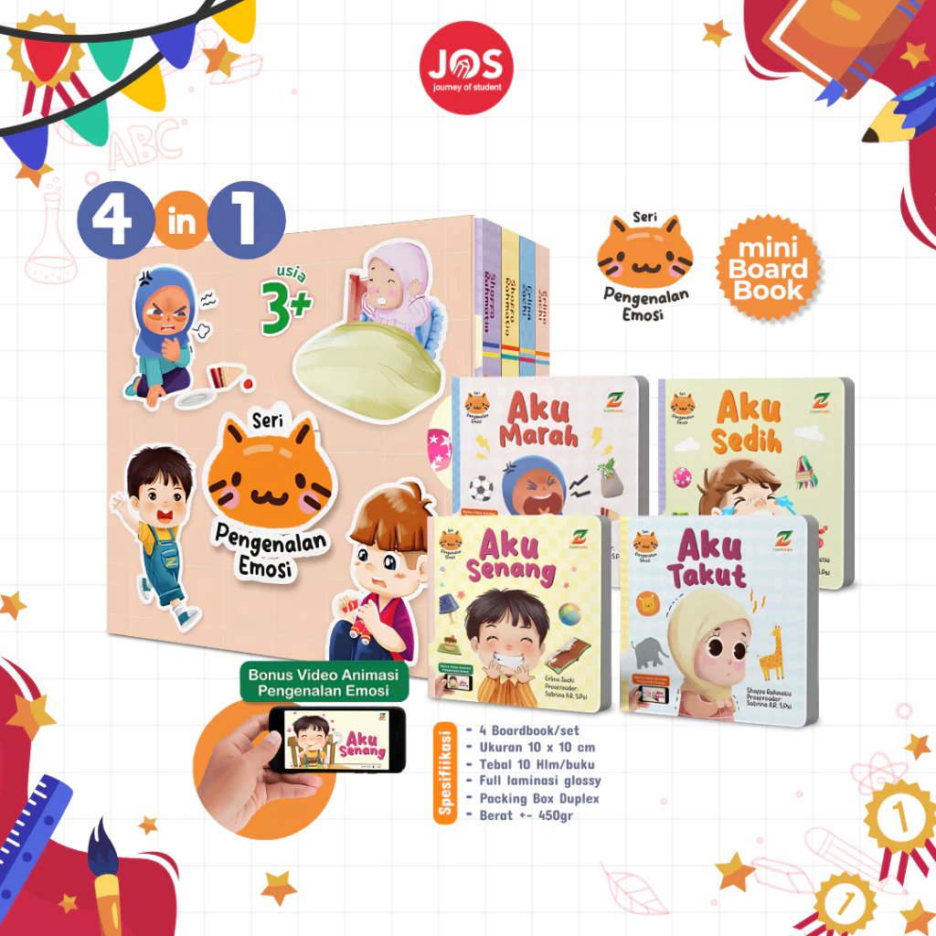Buku Bayi - Seri Pengenalan Emosi - 1
