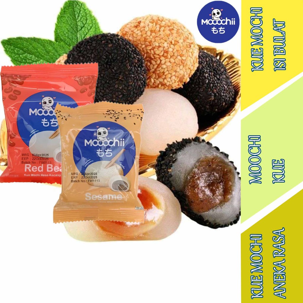 Jual Kue Mochi Aneka Varian Rasa - Moochi - Kue Mochi Isian Bulat ...