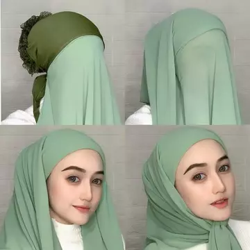 Hijab SegiEmpat Inner Turki Cepol 2 Layer Syari Hijab SegiEmpat Inner Turki