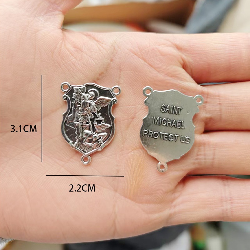 10-Pack Kalung Segitiga Pelindung Malaikat Agung Saint Michael 2