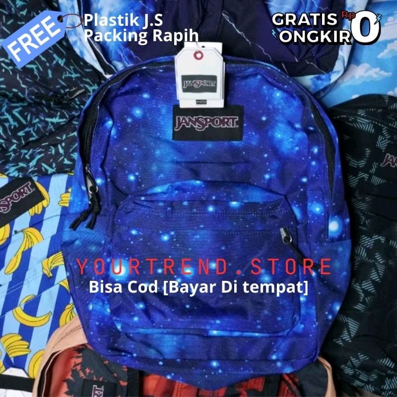 Tas Ransel Jansport Backpack Galaxy Blue Jual Tas Jansport