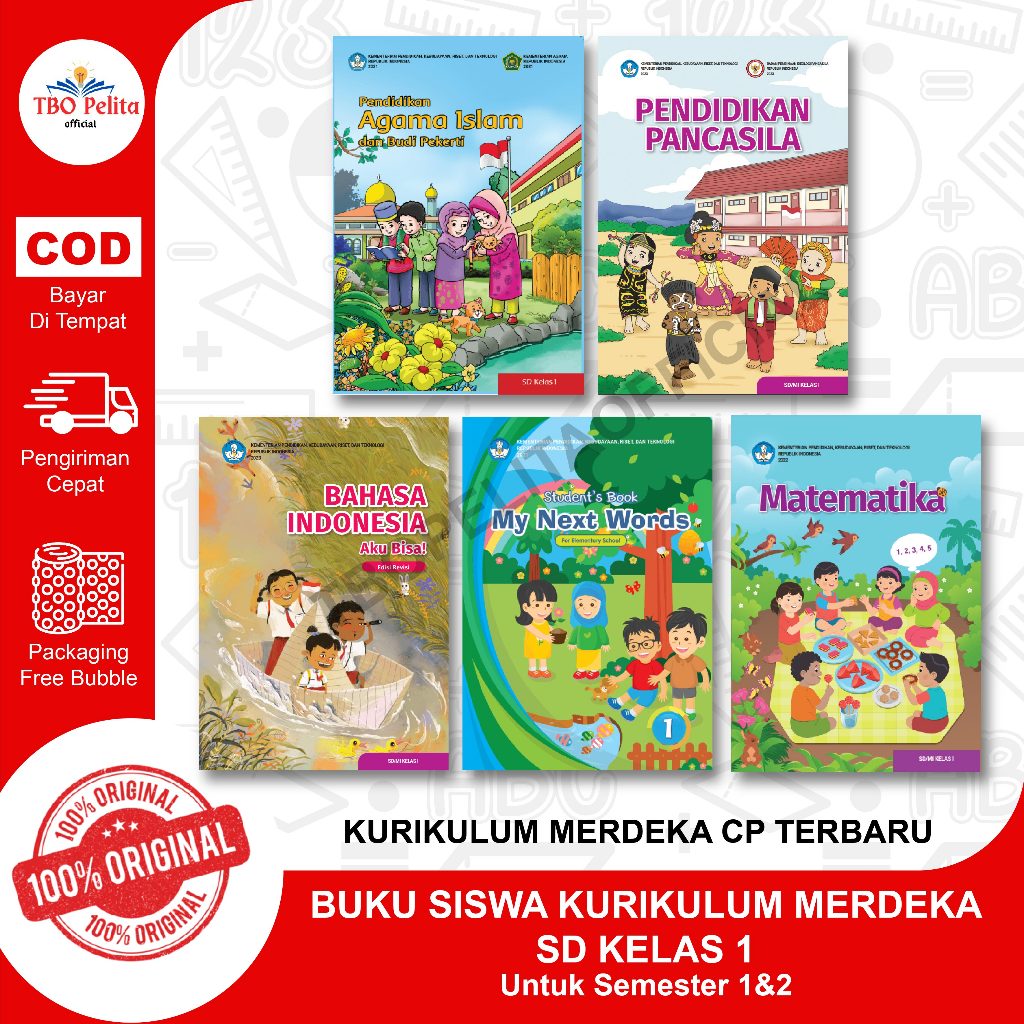 Jual Buku Siswa Kurikulum Merdeka SD Kelas 1 | Shopee Indonesia