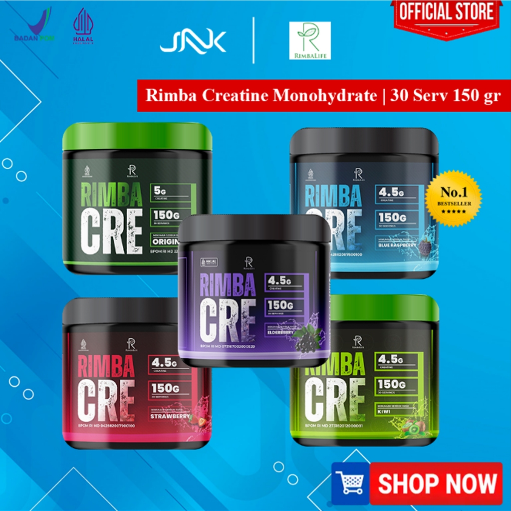 Jual Rimbalife Rimba CRE Creatine Monohydrate 150gr 30 Serv | Power ...
