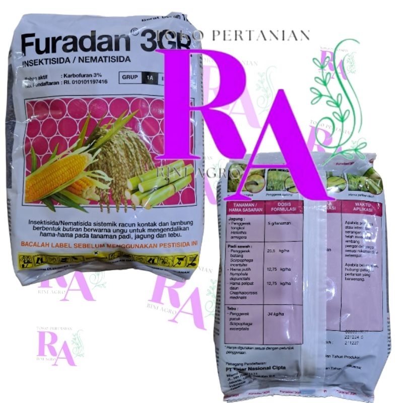 Jual FURADAN 1KG OBAT SEMUT PENGGEREK BATANG PADI PURADAN 1KG | Shopee ...